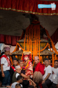 The feet of Royal Kumaris never touch the ground during her tenure whenever she leaves the palace she is carried by a appointed person or in a golden palanquin
